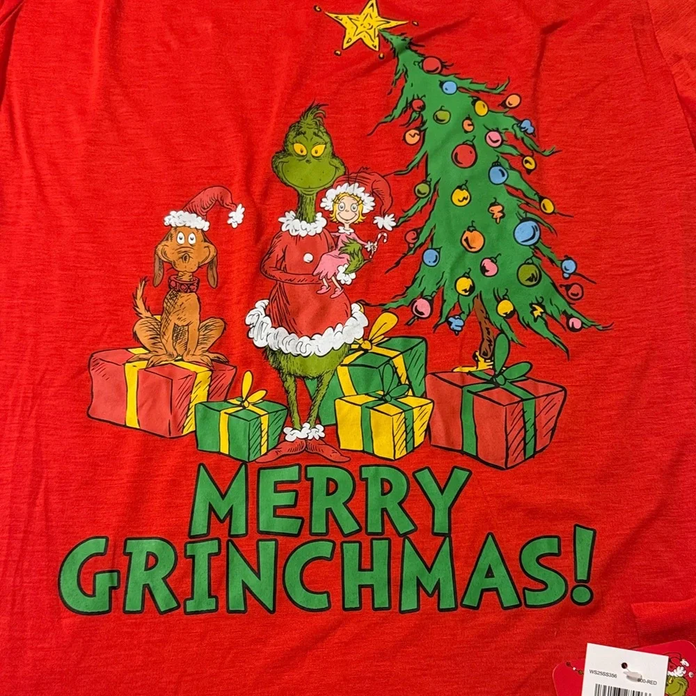 Dr. Seuss Grinchmas Kids Pajama Set - Red and Green